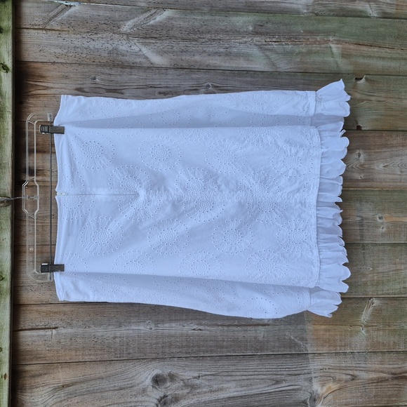 Tribal Size 14 White 100% Cotton Skirt - Picture 5 of 17